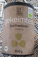 Mängden socker i gekeimtes Buchweizen crunchy