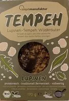Mängden socker i Lupinen-Tempeh wildkräuter