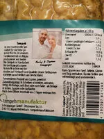 Mängden socker i Tempeh Milde Hilde