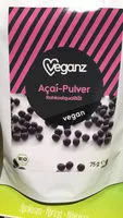 Mängden socker i Açai-Pulver : Rohkostqualität : Aprikosen : Vegan