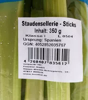 Mängden socker i Staudensellerie-Sticks