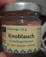 Mängden socker i Knoblauch granulat geräuchert