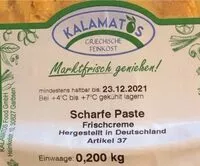 Mängden socker i Scharfe Paste Frischecreme
