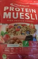 Mängden socker i Protein Muesli, Erdbeere