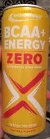 Mängden socker i Bcaa+ energy zero