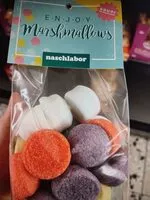 Mängden socker i Marshmallows Bunte Speckbälle süß-sauer