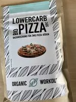 Mängden socker i Lowercarb Pizza organic workout