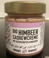Mängden socker i Bio Himbeer Cashewcreme mit getrockneten Himbeeren