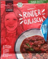 Mängden socker i Just Spices Paprika Rinder Gulasch