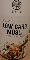 Mängden socker i Low Carb Müsli cranberry und buchweizen