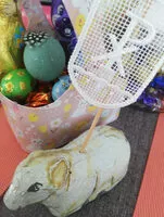 Mängden socker i Vollmilchschokolad Osterlamm