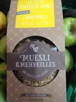 Mängden socker i Muesli&merveilles