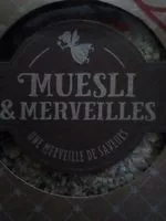 Mängden socker i Muesli et merveilles