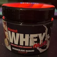 Mängden socker i Honest Whey+ Schokolade Banane
