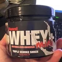 Mängden socker i Honest Whey+ Triple Schoko Shock