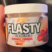 Mängden socker i Flasty deluxe Caramel Pudding