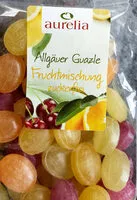 Mängden socker i Allgäuer Guazle Fruchtmischung zuckerfrei