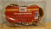 Mängden socker i Knusperwaffel