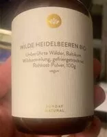 Mängden socker i Wilde heidelbeeren bio