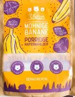 Mängden socker i Porridge Mohnige Banane
