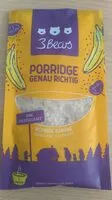 Mängden socker i 3Bears Porridge Mohnige Banane