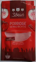 Mängden socker i Porridge, Zimtiger Apfel