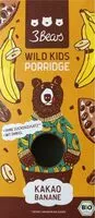 Mängden socker i Wild Kids Porridge Kakaobanane