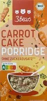 Mängden socker i Carrot Cake Porridge