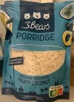 Mängden socker i Porridge Fruity Coconut