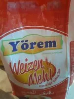 Mängden socker i Farine de blé