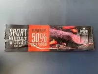 Mängden socker i Sport Wurst Rind &  Chili