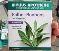 Mängden socker i Salbei Bonbons