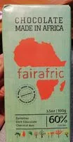 Mängden socker i Chocolate fairafric 60% cocoa