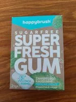 Mängden socker i Super fresh Gum