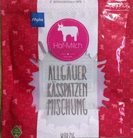 Mängden socker i Allgäuer Kässpatzen Mischung