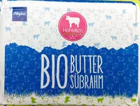 Mängden socker i Bio Butter Süßrahm