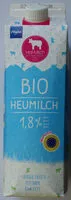 Mängden socker i Bio Heumilch 1,8% Fett