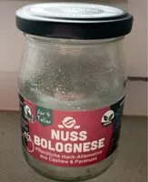 Mängden socker i Nuss Bolognese