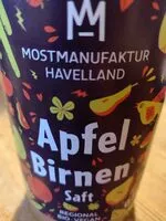 Mängden socker i Apfel Birnen Saft
