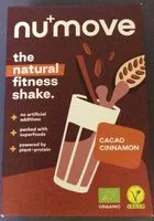 Mängden socker i the natural fitness shake. cacao cinnamon