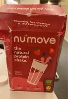 Mängden socker i nu+move berry protein shake