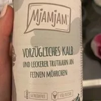 Mängden socker i vorzügliches Kalb und leckerer Truthahn an feinen Möhrchen