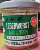 Mängden socker i Vegane Art Leberwurst aus Linsen