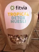 Mängden socker i Tropical detox muesli