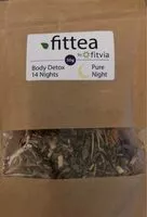 Mängden socker i Body detox pure night