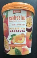 Mängden socker i Sandro‘s Bio Sorbet Pfirsich Maracuja