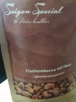 Mängden socker i Noix de cajou grillées