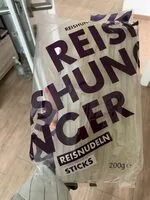 Mängden socker i Reisnudeln