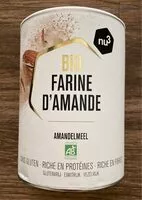 Mängden socker i Farine d'amande bio
