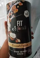 Mängden socker i Fit muesli coconut crunch